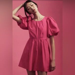 By Anthropologie Puff-Sleeve Romper